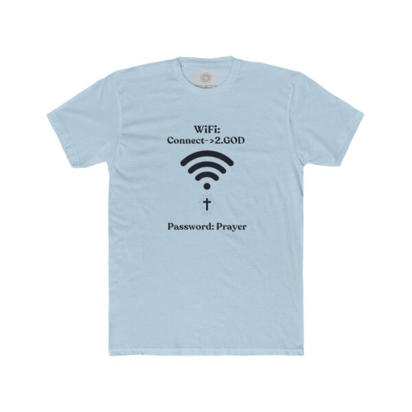 Unisex Cotton Crew Tee "Wifi Connect to GOD"