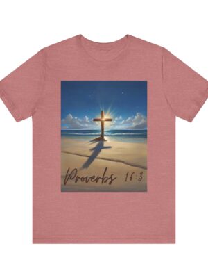 Unisex Jersey Short Sleeve Tee "Proverbs 16:3"