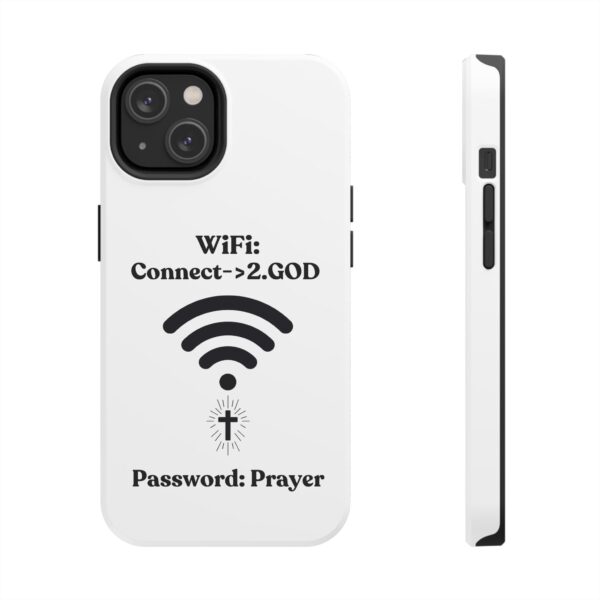 Tough Phone Cases for Iphone and Samsung"Wifi connect to GOD"