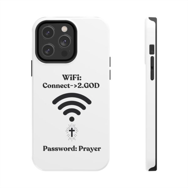 Tough Phone Cases for Iphone and Samsung"Wifi connect to GOD"