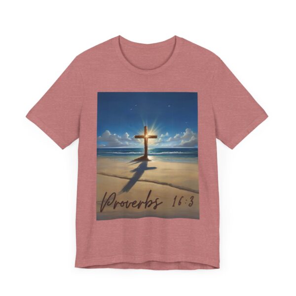 Unisex Jersey Short Sleeve Tee "Proverbs 16:3"