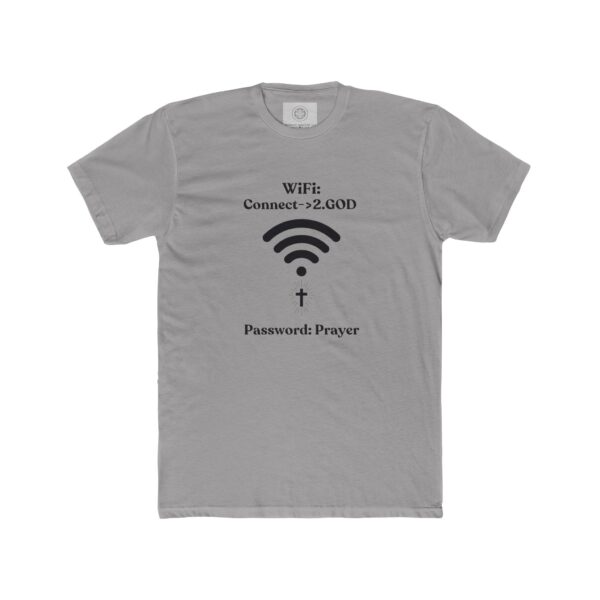 Unisex Cotton Crew Tee "Wifi Connect to GOD"