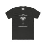 Unisex Cotton Crew Tee "Wifi Connect to GOD"