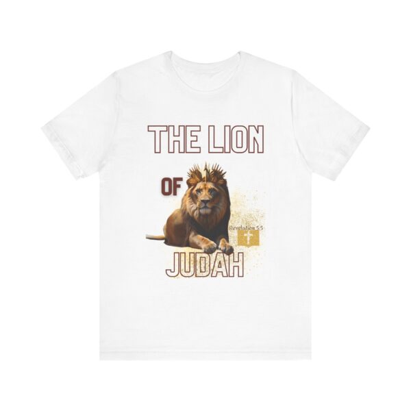 Unisex Jersey Short Sleeve Tee "The lion of Judah"