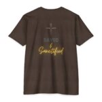 Unisex CVC Jersey T-shirt "Saved and Sanctified"