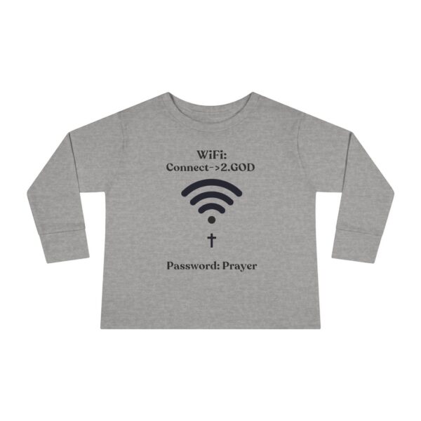 Toddler Long Sleeve Tee "Wifi GOD"