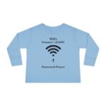 Toddler Long Sleeve Tee "Wifi GOD"