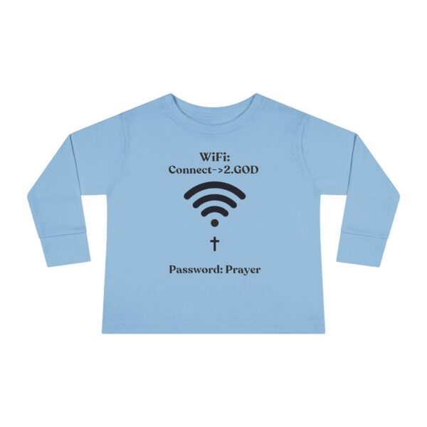 Toddler Long Sleeve Tee "Wifi GOD"