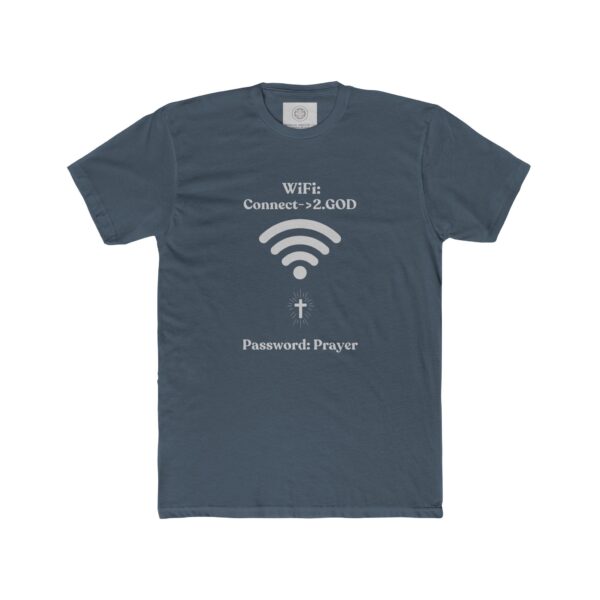 Unisex Cotton Crew Tee "Wifi Connect to GOD"